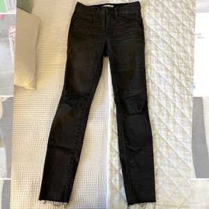 Madewell 9” high rise skinny jeans